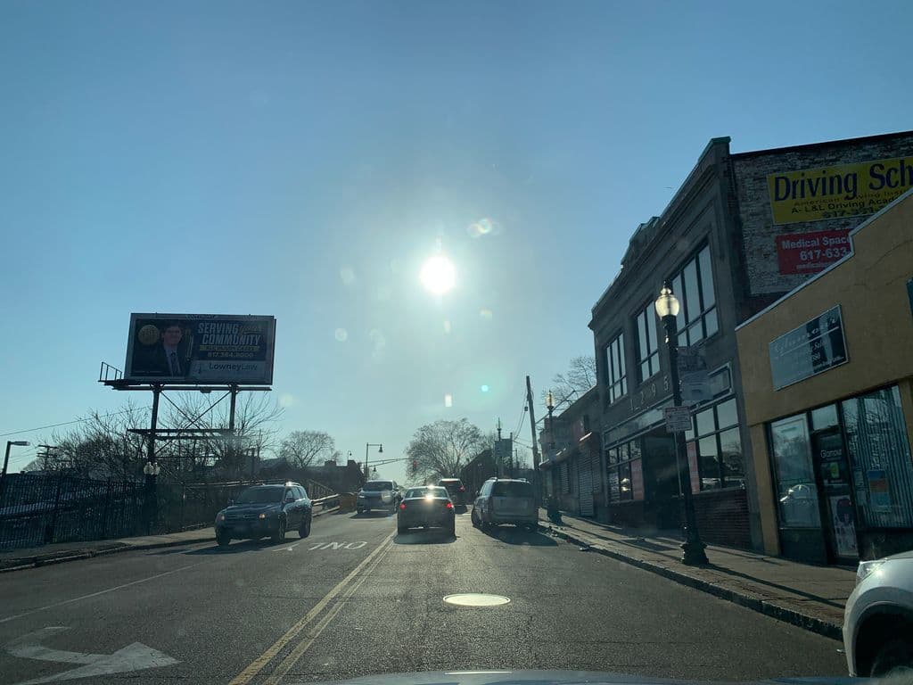 Street-level photo of Players Cafe in Hyde Park, MA