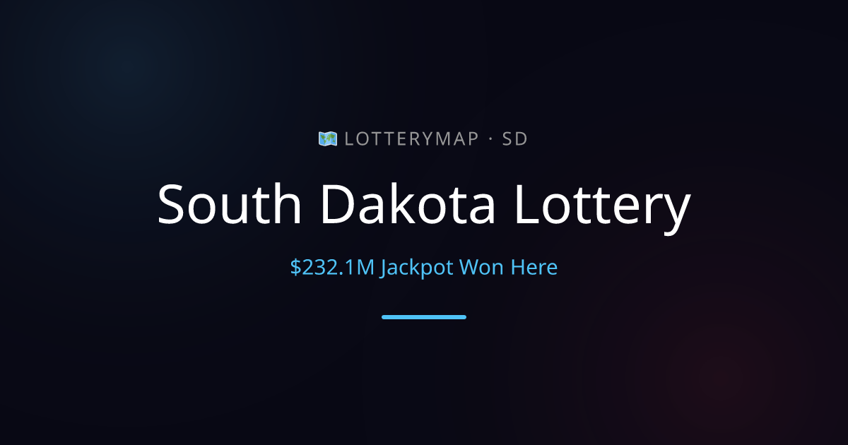 South Dakota Lottery Results Today — $232.1M Jackpot Won Here